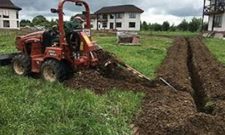 Копка траншей для водопровода в Куйбышеве: цена за метр от 934 руб.