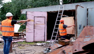 Демонтаж гаражей в Куйбышеве, цена от 1764 руб. – услуги под ключ от 2Землекопа-Кбш